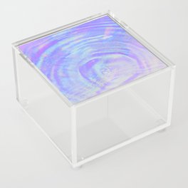 Neon Purple Ripple Acrylic Box