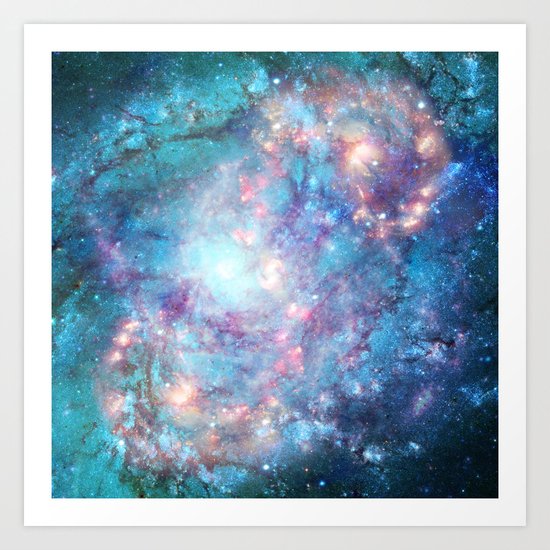 Abstract Galaxies 2 Art Print