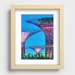 Singapore, Gardens by the Bay Recessed Framed Print