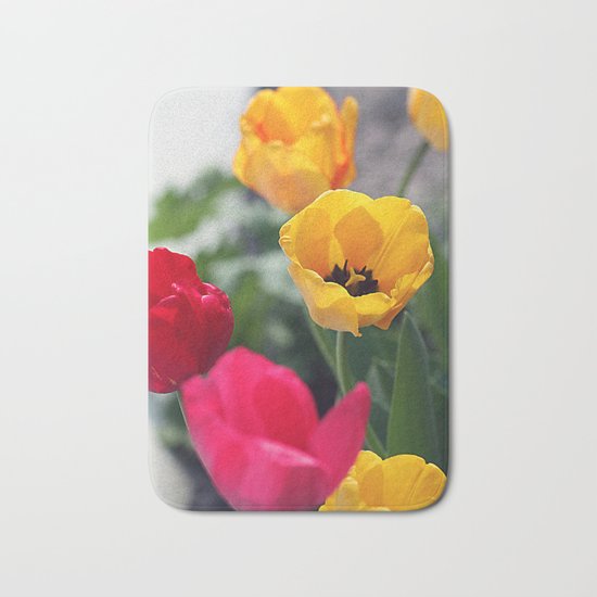 Сolorful tulips Bath Mat