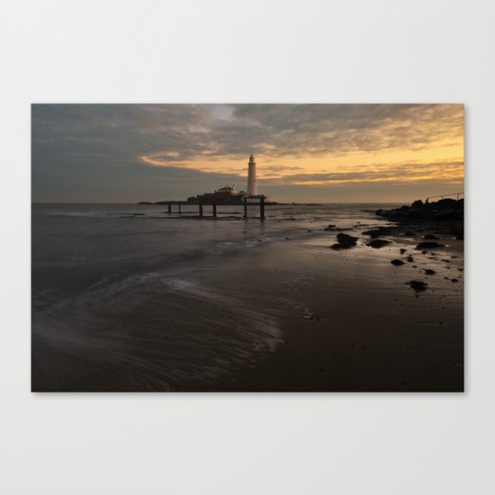 St Marys Lighthouse Canvas Print