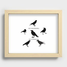 six of crows Recessed Framed Print