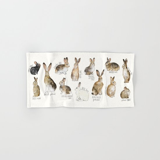 Rabbits & Hares Hand & Bath Towel