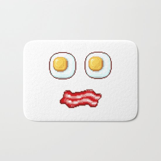 What's up, Egg Face! Bath Mat