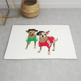 Chihuahua Dogs Run DMChi Rug | Dogs, Gangster, Dmc, Iphonecase, Rap, Dog, Attitude, Rundmc, Graphicdesign, Coffeemug 