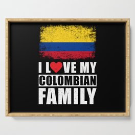 Colombian Family Serving Tray