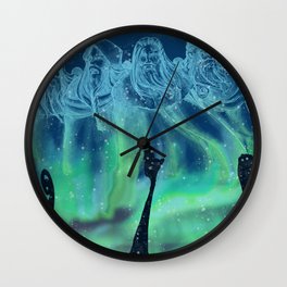 Viking warriors soul Wall Clock