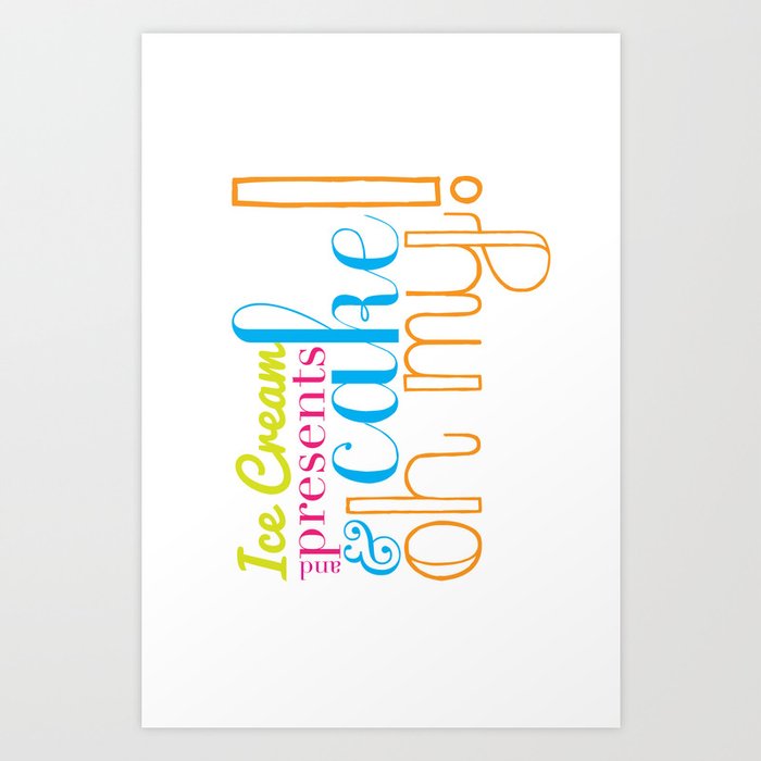 Funny Birthday Card Art Print By Takeadeepbreath Society6