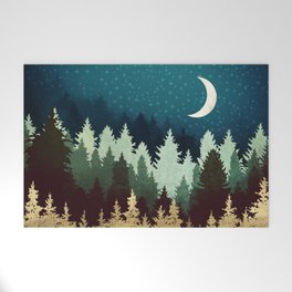 Star Forest Reflection Welcome Mat