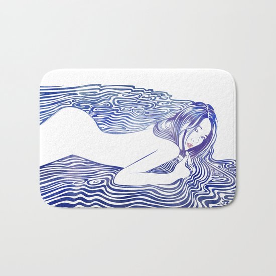 Water Nymph XXI Bath Mat