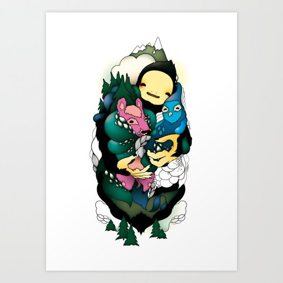Friends Art Print