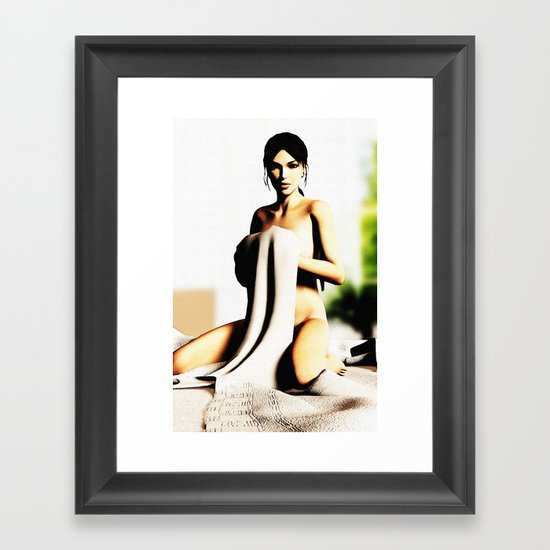 LARA CROFT Framed Art Print