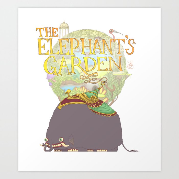 The Elephant's Garden - Version 2 Kunstdrucke