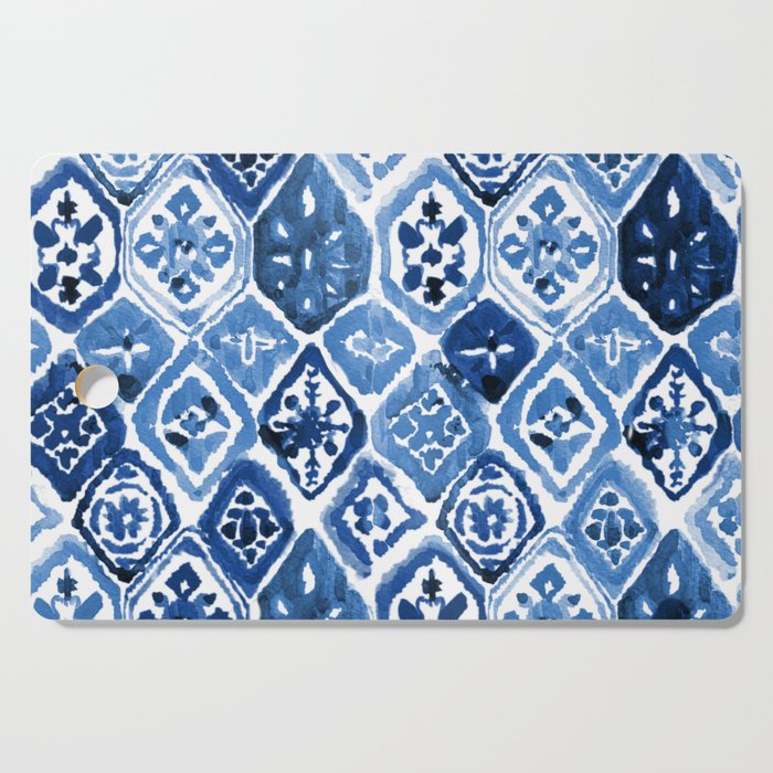 Arabesque tile art Cutting Board