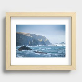 Cliffs at Port Recessed Framed Print