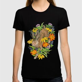 Jackalope Wildflower Florals T Shirt