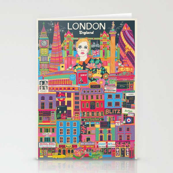 London - England - Travel Stationery Cards