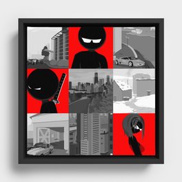 Sift Heads - Most Wanted Framed Canvas