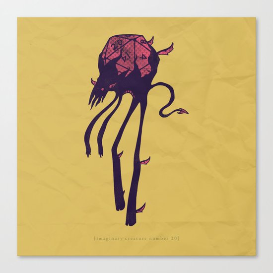 d20 Canvas Print
