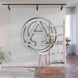 Alpha and Omega Symbol. From beginning to end Wall Mural