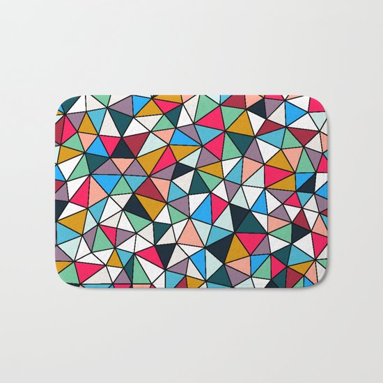 geometric Bath Mat