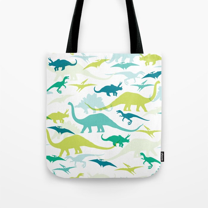 dinosaur tote bag