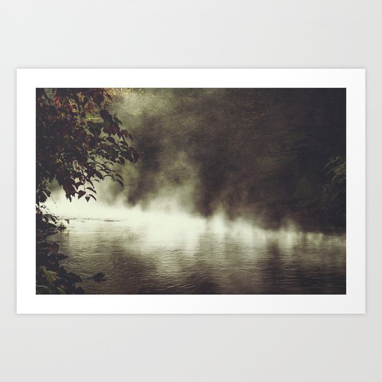 a place beyond - river scene Art Print
