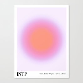 INTP Aura Poster Canvas Print