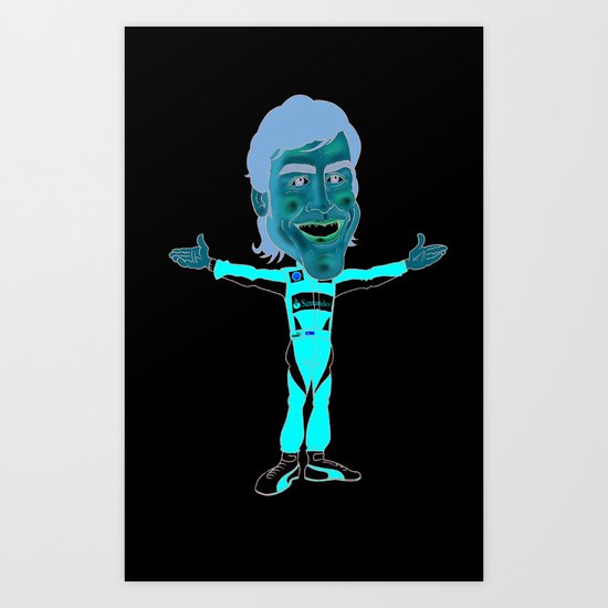 Fernando Alonso Art Print