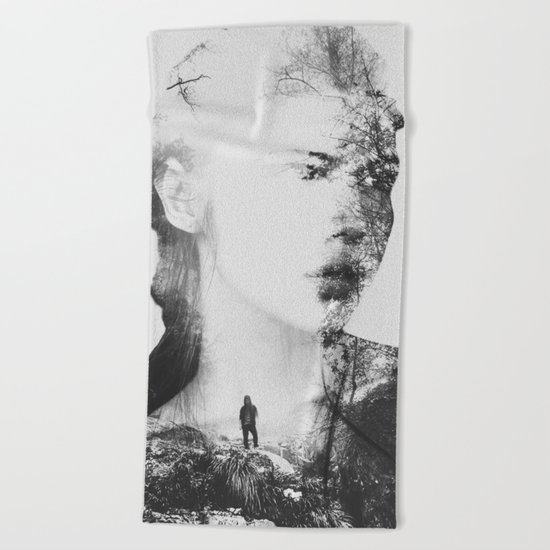alone Beach Towel