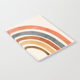 Abstract Rainbow 88 Notebook