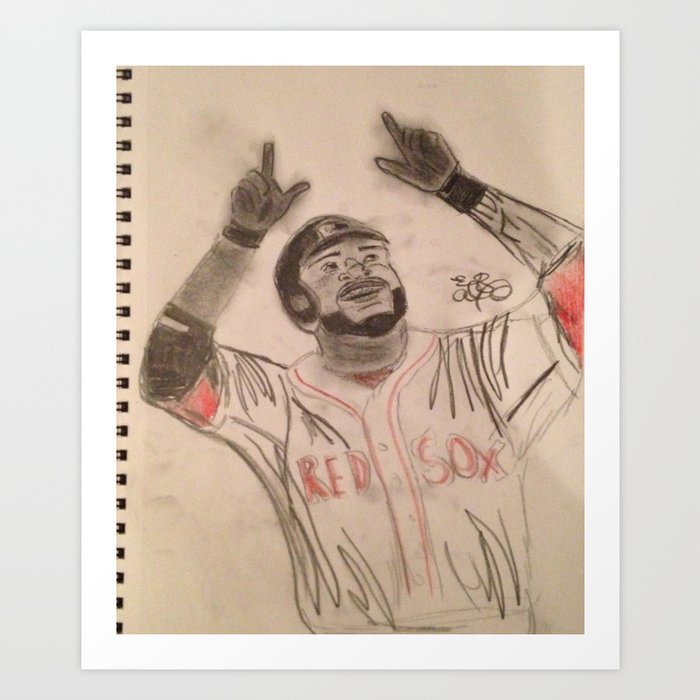 David Ortiz - Boston Red Sox Art Print