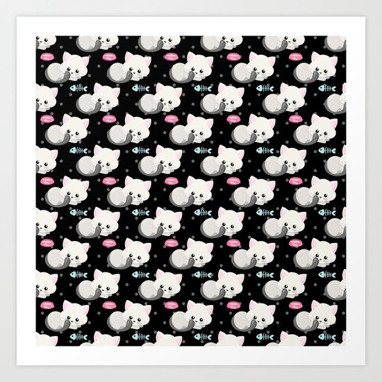 Cute Cat #1 Art Print