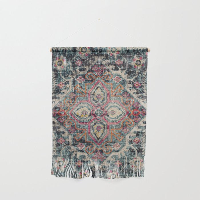 Multicolore Vintage Traditional Carpet Wall Hanging