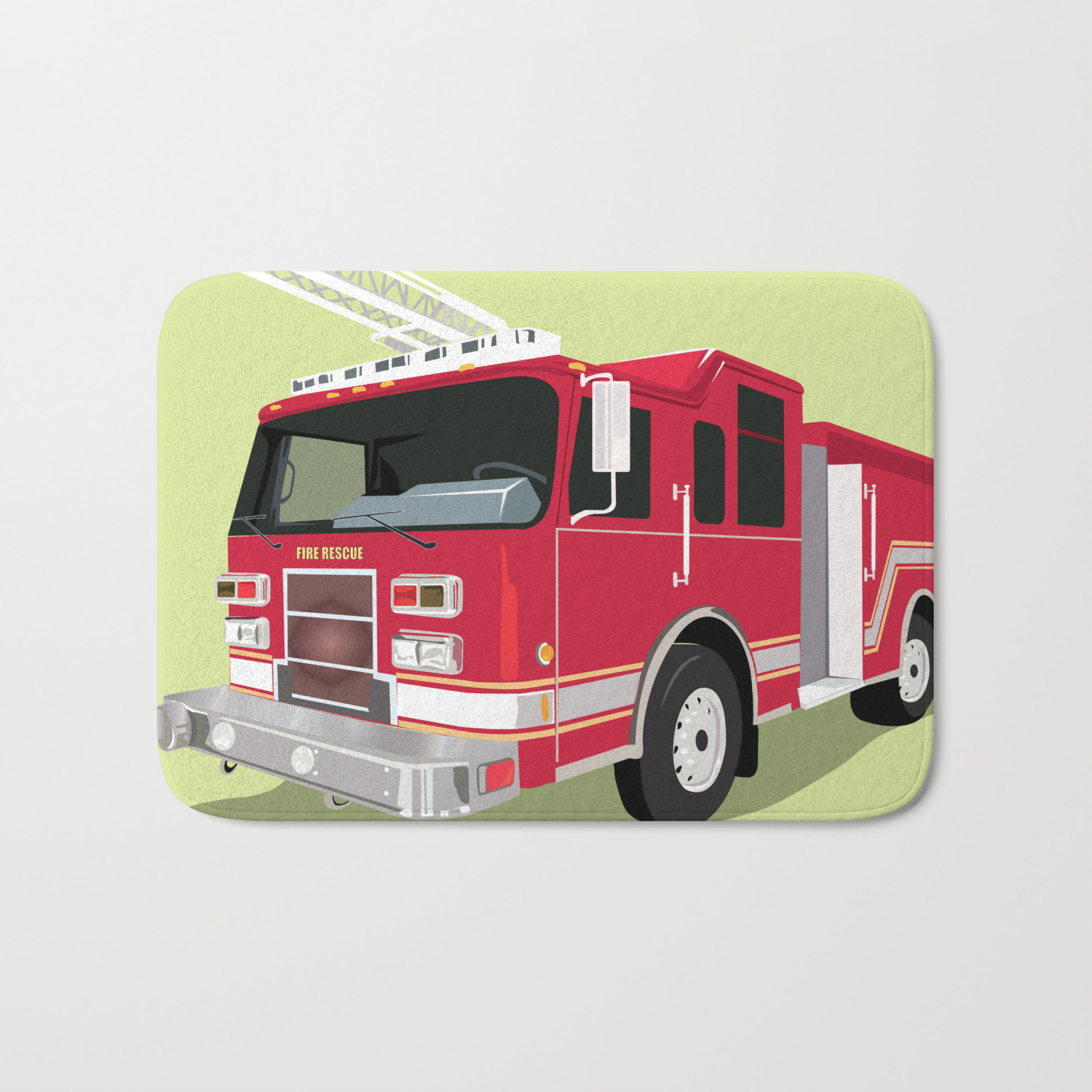 fire engine bath toy