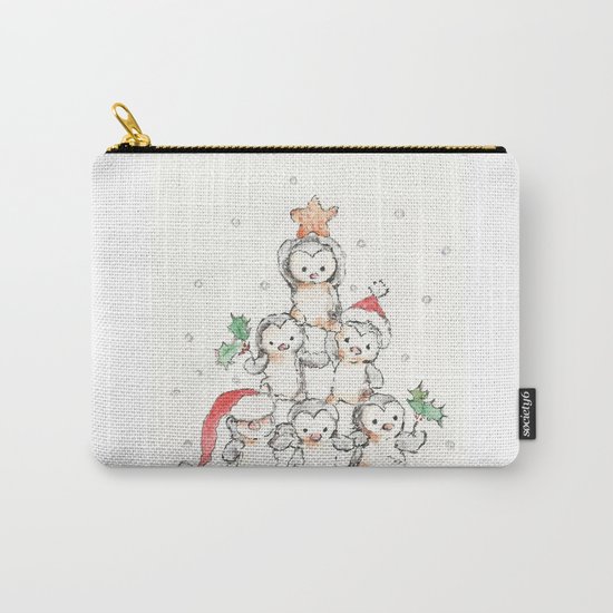 Oh Penguin Tree Carry-All Pouch