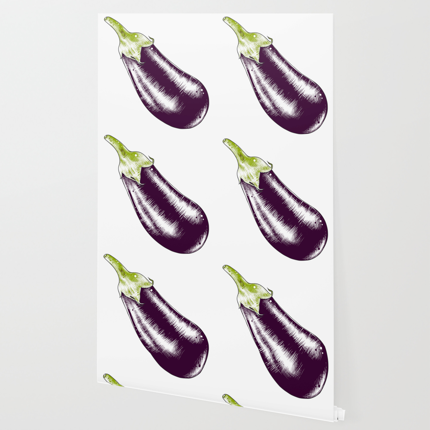 Eggplant Aubergine Wallpaper By Twopoint0 Society6