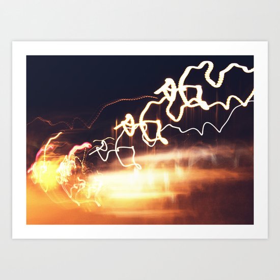 Spiralling Art Print