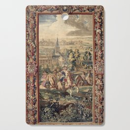 Antique 18th Century 'Capture of Lille' French Tapestry Cutting Board