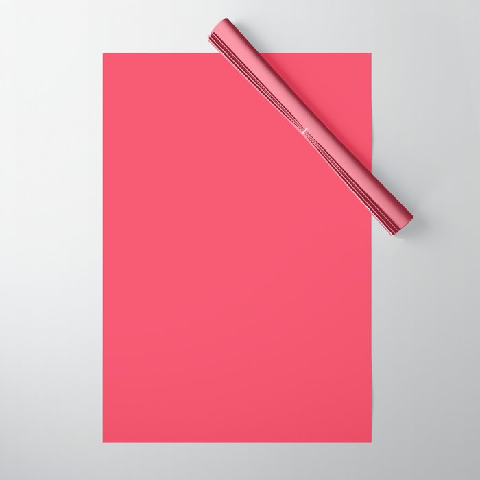 Sun Kissed Pink Coral Wrapping Paper