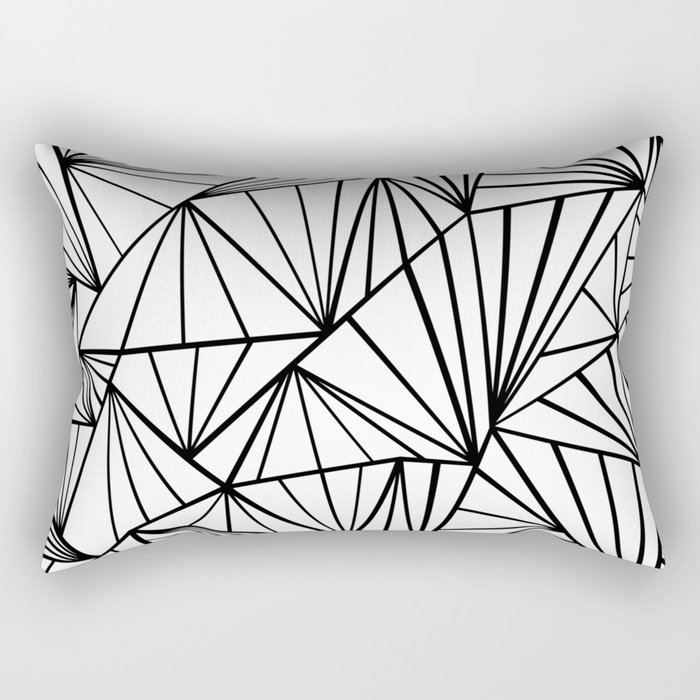 Ab Fan Zoom Invert Rectangular Pillow