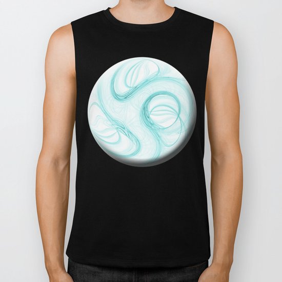 Aqua Marble Biker Tank