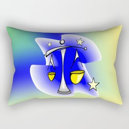 Astrology, Aquarius Rectangular Pillow