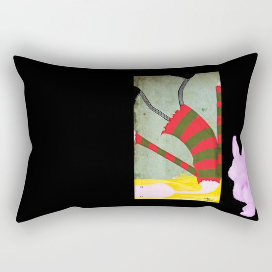 Unadjusted Again and Again and Again Rectangular Pillow