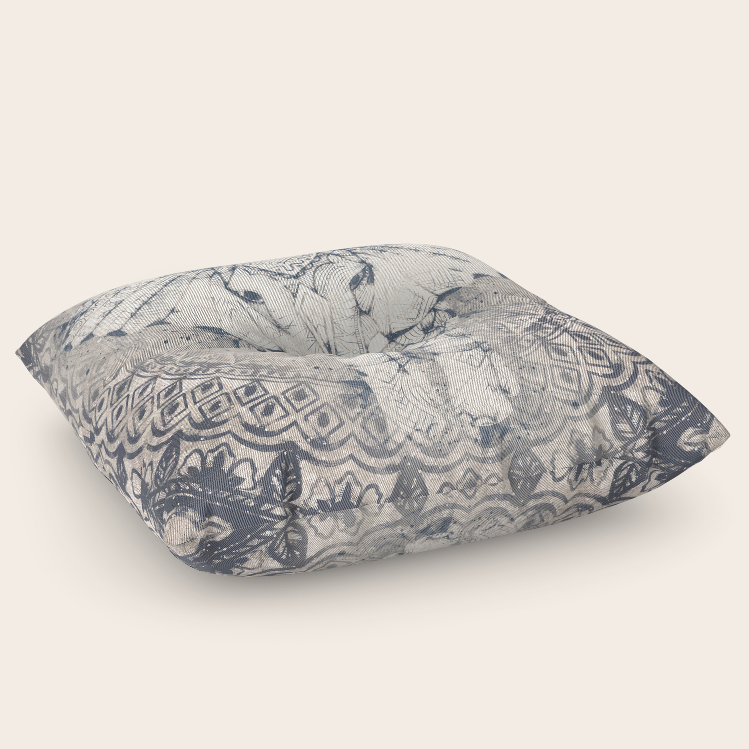 Indian Elephant Mandala Floor Pillow By Meganmorrisart Society6