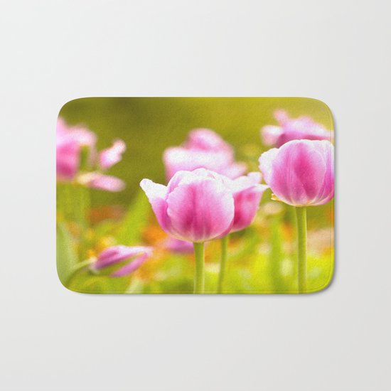 Joy Of Spring Flowers Bath Mat