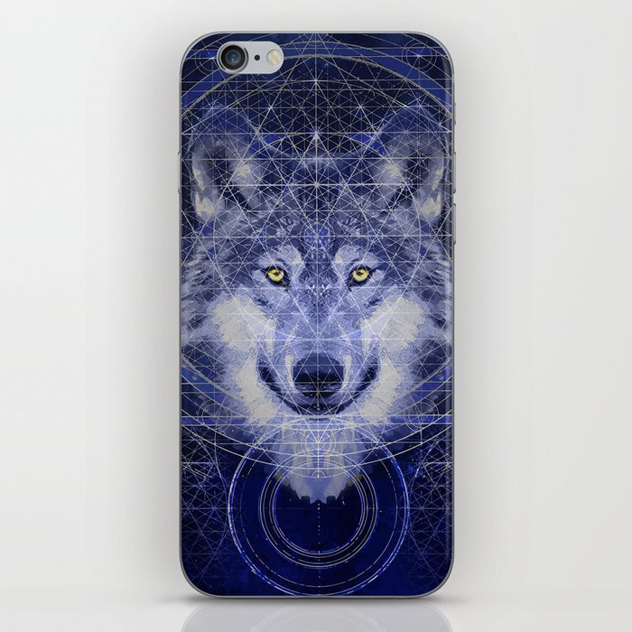 Wolf Geometry iPhone Skin