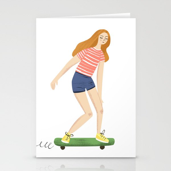 Skater Girl Stationery Cards