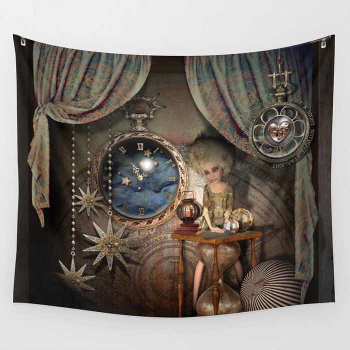 A Night Without Starlight Wall Tapestry