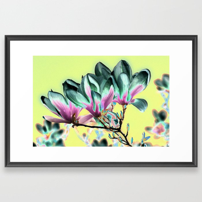 MAGNOLIA - PopArt Framed Art Print